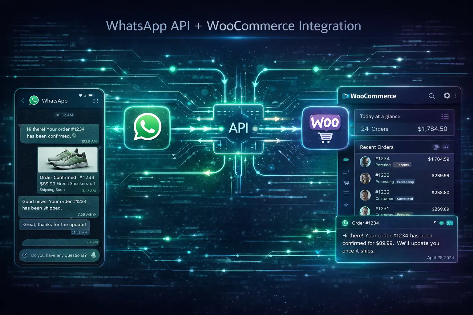 WhatsApp Business API Integration with WooCommerce — Case Study by Santosh Gautam India